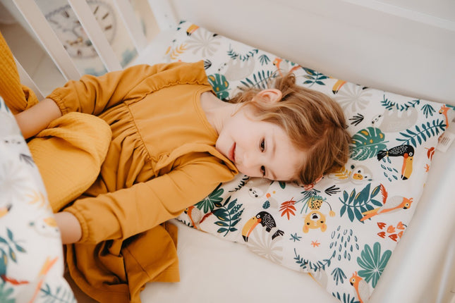 YappyAmazon Mosterd beddengoed 100x130 / 38x55 cm