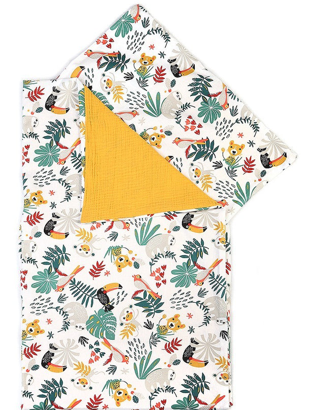 YappyAmazon Mosterd beddengoed 100x130 / 38x55 cm