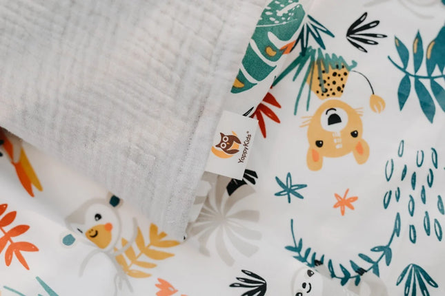 YappyAmazon Grijs beddengoed 100x130 / 38x55 cm