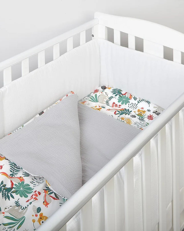 YappyAmazon Grijs beddengoed 100x130 / 38x55 cm