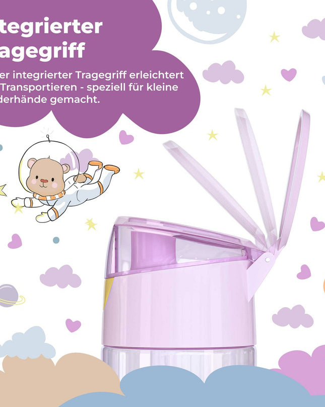 Children's water bottle, lightweight water bottle - llama