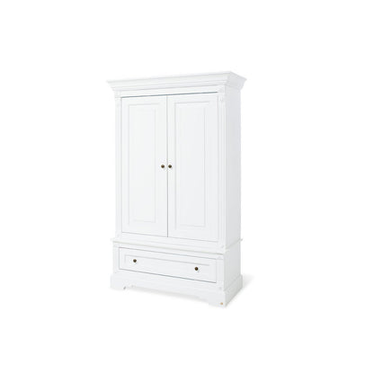 Startset 'Emilia' extra breed, incl. wandplank4 delen: ledikant, extra brede commode, 2-deurs kledingkast, wandplank