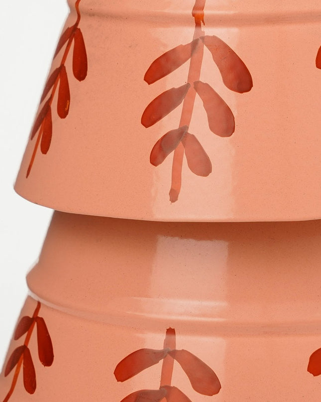 Decoratie Kerstboom - H40 x Ø13 cm - IJzer - Roze