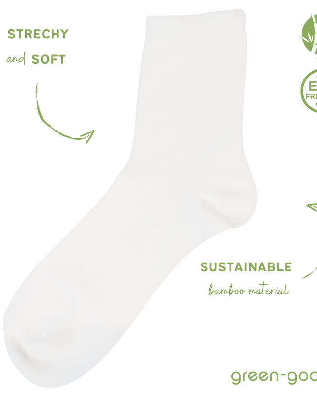 green-goose Bamboe Dames Sokken - Pastel - 5 Paar - 95% - dames