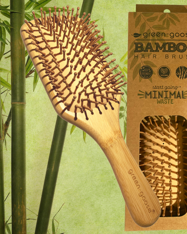 green-goose Bamboo Hairbrush XL