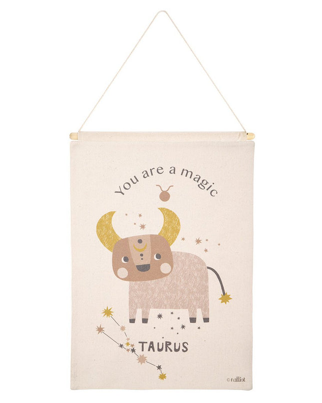 KLEINE STIER kindermuurkunst sterrenbeeld stier - Wanddecoratie