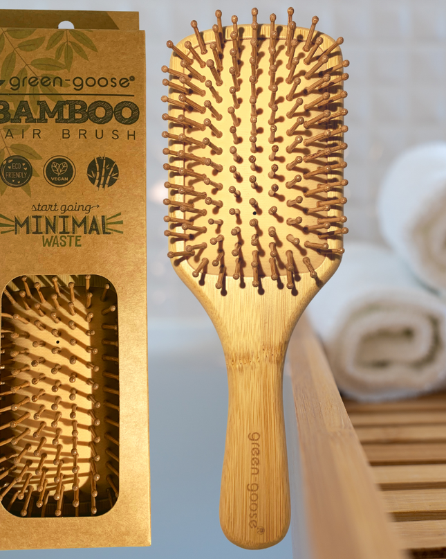 green-goose Bamboo Hairbrush XL