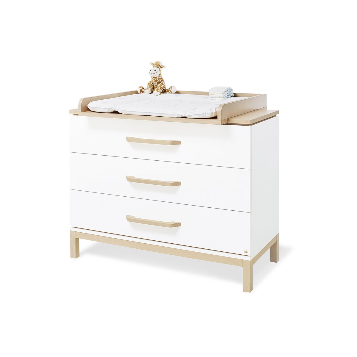Startset 'Light' breed groot3 delen: ledikant, brede commode, grote kledingkast