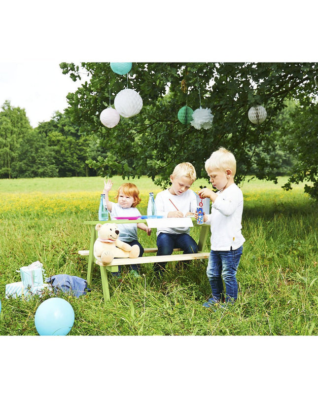 Kinderpicknickbank 'Nicki für 4', groen