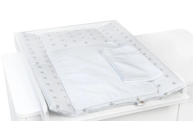 YappyNord Wit aankleedkussen verschoningskussen inclusief 2 hoezen