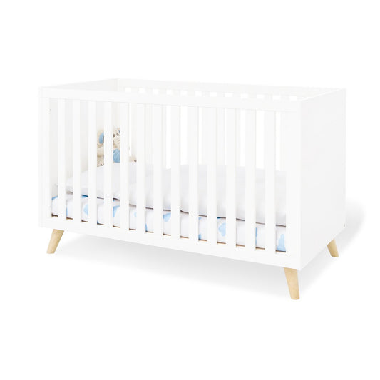 Startset 'Move' breed groot, incl. wandplank4 delen: ledikant, brede commode, grote kledingkast, wandplank