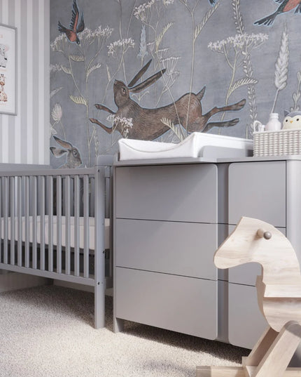 YappyUno kinderbedje, LICHT GRIJS