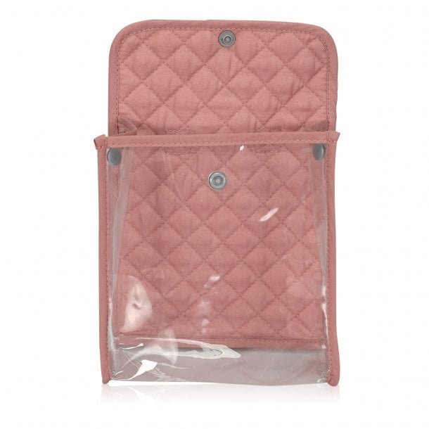 Poppen Eetsetje corduroy roze