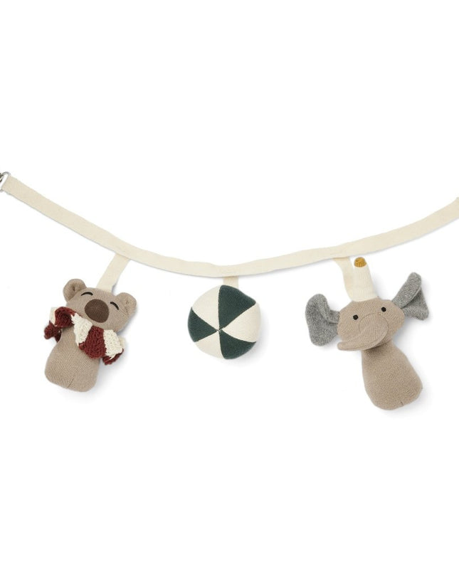 Aston gebreide kinderwagen ketting