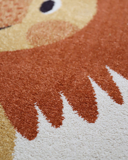 Rond Kinder Tapijt Small Lion Tiaggo vloerkleed – OEKO-TEX-gecertificeerd