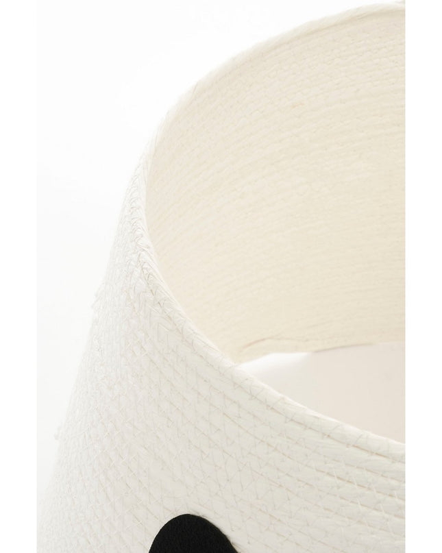 Kerstboomrok met Hart - L50 x B50 x H26 cm - Papier, Vilt - Wit, Zwart kerst 2025