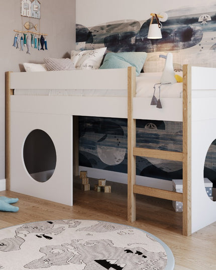 YappyGrott mid-height sleeper, WHITE
