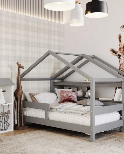 YappyHus children's bookshelf, LIGHT GREY