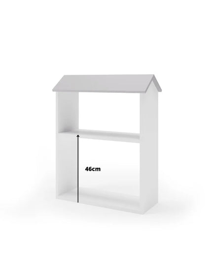 YappyHus children's bookshelf, LIGHT GREY