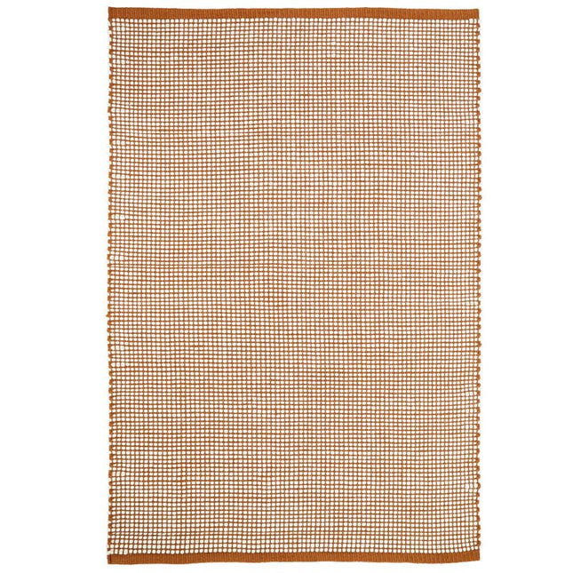 Bergen Caramel M – Eigentijds Wollen Vloerkleed 140x200 cm