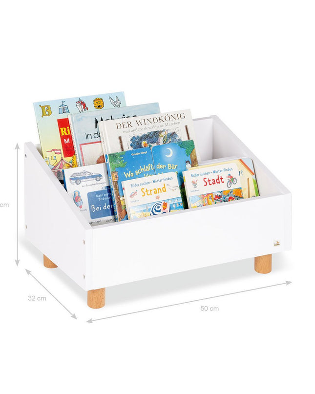 Kinderboekenplank 'Ando', wit