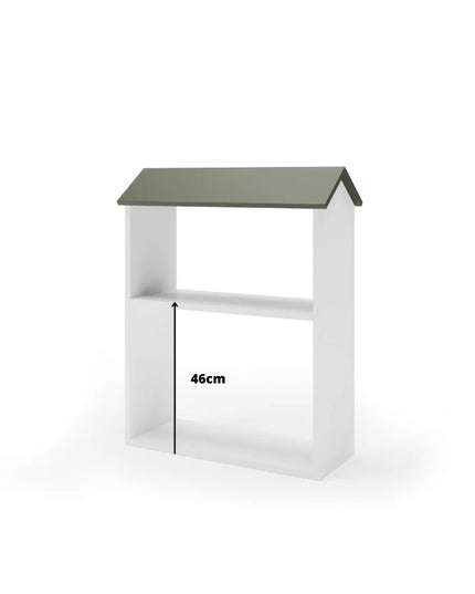 YappyHus children's bookshelf, GREEN