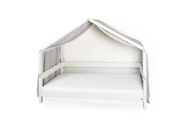 YappyMuslin Zilveren gordijnen