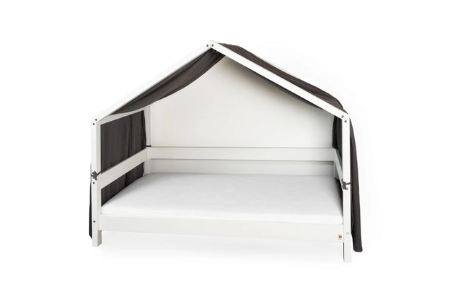 YappyMuslin Grijze gordijnen