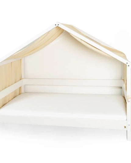 YappyMuslin Beige gordijnen