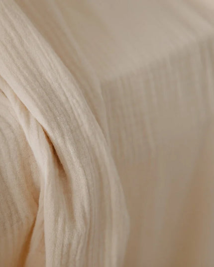 YappyMuslin Beige gordijnen