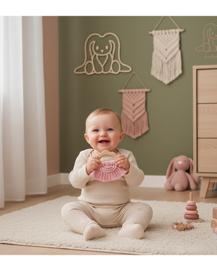 Zacht & Hard | BOHO Hout & Katoen Bijtring | BUBBLEGUM