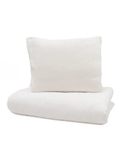 YappyMuslin Wit beddengoed 150x200 / 50x60 cm