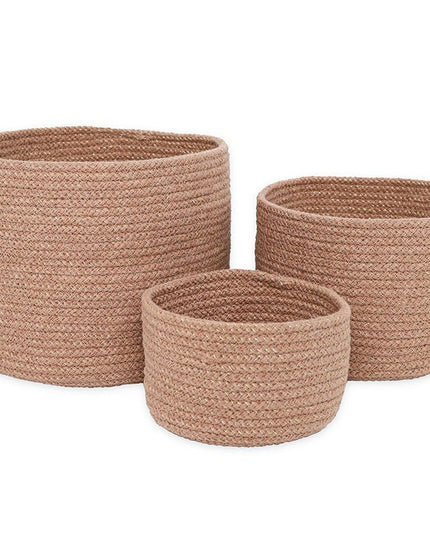 ILSE Almond set van 3 opbergmanden