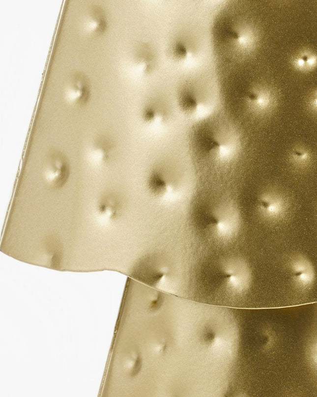 Decoratie Kerstboom - L15 x B8 x H68 cm - IJzer - Goud