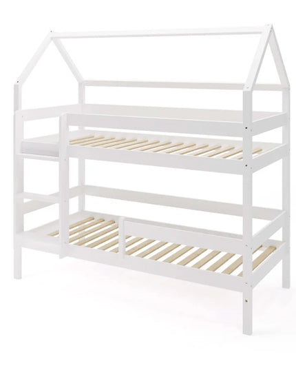 YappyEden Haus-Etagenbett, WEISS