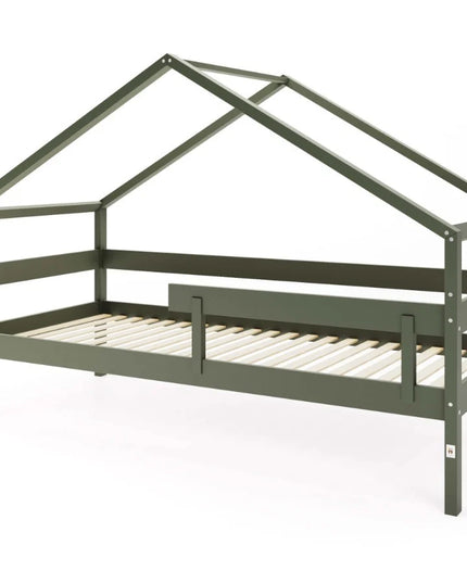 YappyHytte Hausbett 200-90 cm, GRÜN