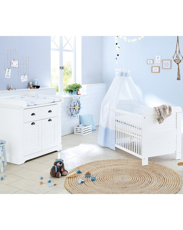 Startset 'Siena' breed2-delig: ledikantbed, brede commode