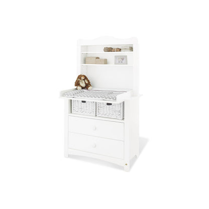 Startset 'Florentina' breed groot, incl. brede kast4 delen: ledikant, brede commode incl. Brede kast, grote kledingkast