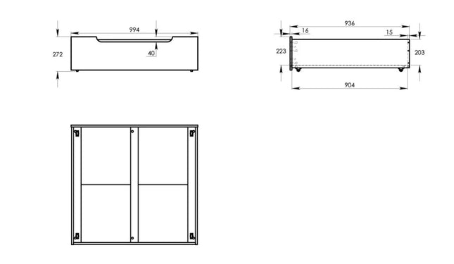 YappySpot drawer, LIGHT GREY