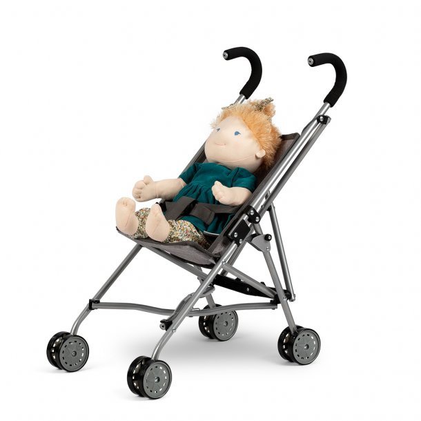 Poppenbuggy grijs