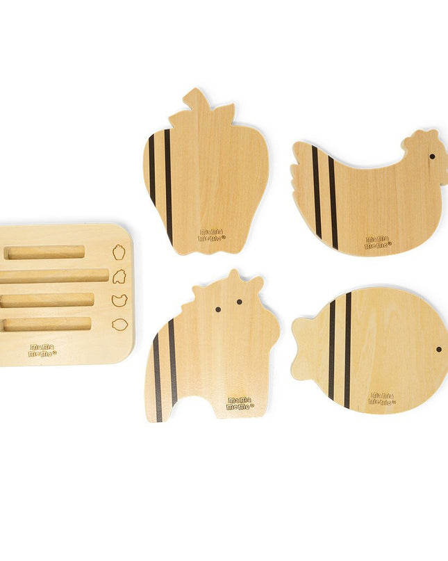 Snijplanken Set met 4 plankjes