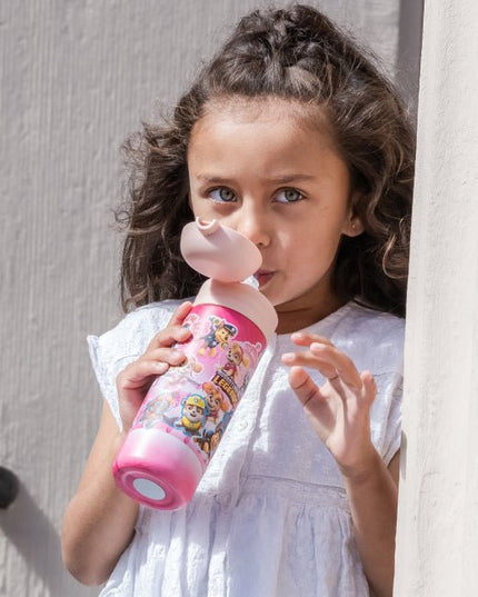 IZY Kids Thermos bidon - Paw Patrol - Refresh Pink - 350ML To-Go Insulated Water Bottles