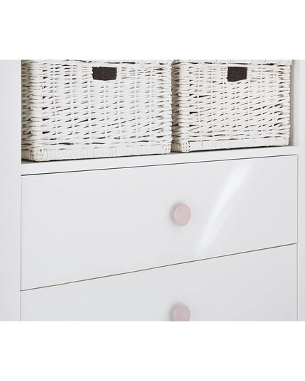 Startset 'Florentina' breed groot3 delen: ledikant, brede commode, grote kledingkast