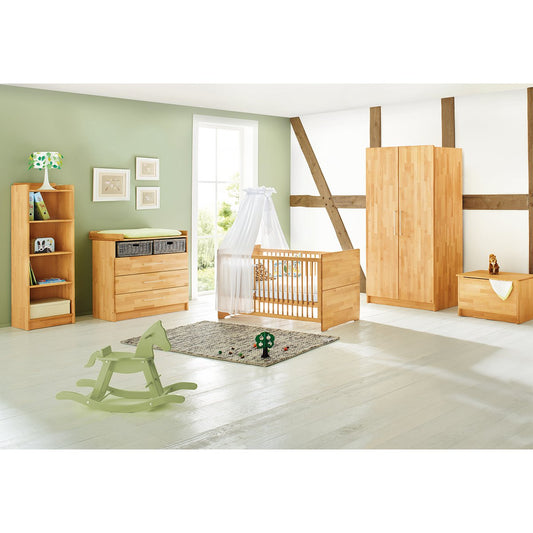 Startset 'Natura' breed3 delen: ledikant, brede commode, 2-deurs kledingkast