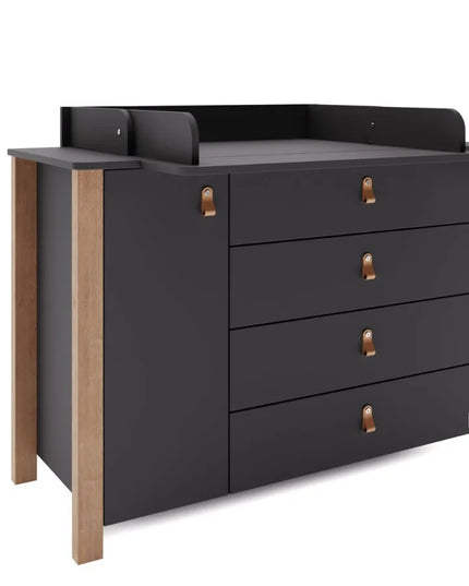 YappyÉtude II dressoir commode extra breed, ANTRACIET
