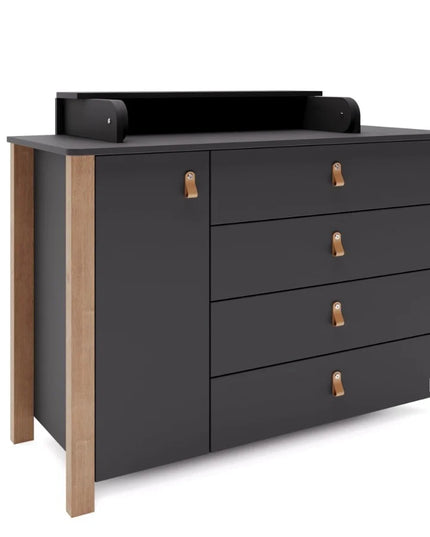 YappyÉtude II dressoir commode extra breed, ANTRACIET
