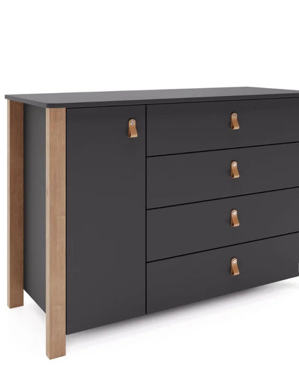 YappyÉtude II dressoir commode extra breed, ANTRACIET