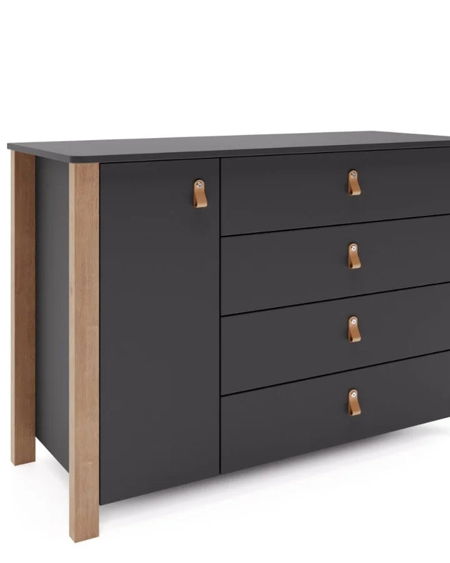 YappyÉtude II dressoir commode extra breed, ANTRACIET