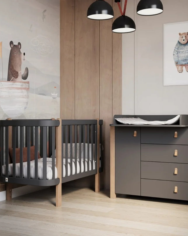 YappyÉtude II dressoir commode extra breed, ANTRACIET