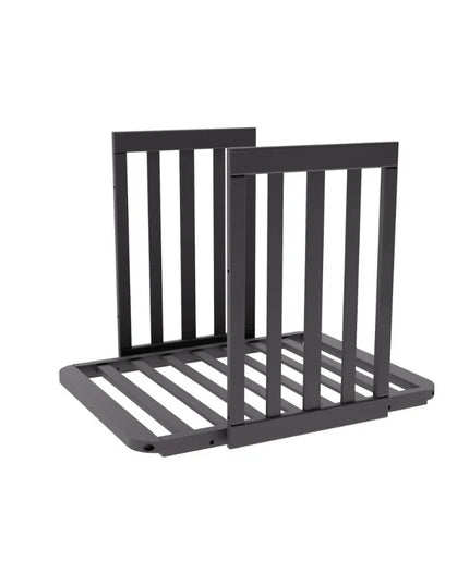 YappyÉtude wiegset (korte zijden en matrasbodem) ANTRACIET